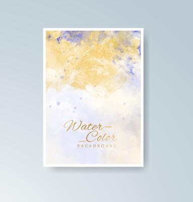 Creative watercolor textures enhancing your card visuals.