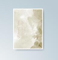 Artistic card backgrounds with abstract watercolor forms. vector