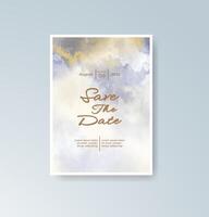 Modern calligraphy wedding program vector