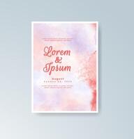 Mountain calligraphy table number card vector