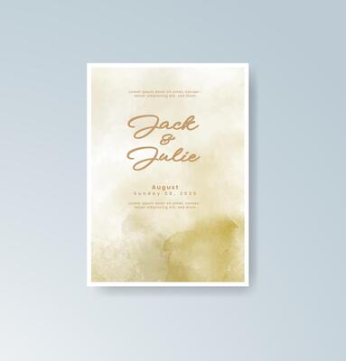 Rustic whimsical bridal shower invitation