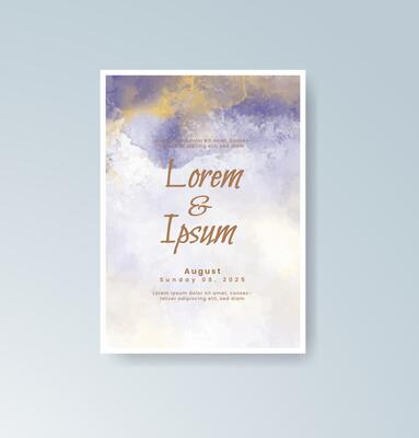 Rustic gold-foiled table number card