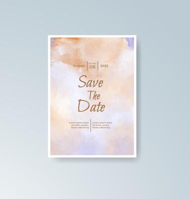 Rustic monochrome bridal shower invitation