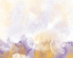 Fluid dreamscape of hues in watercolor abstraction vector