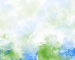 Pastel rain of color in abstract watercolor finish vector