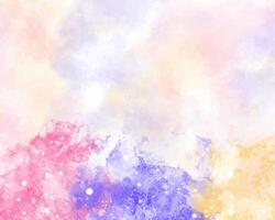 Organic color drip in abstract watercolor format vector