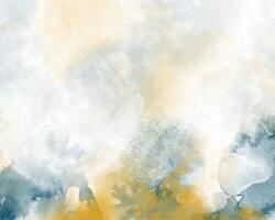 Layered pigment flow in abstract watercolor style vector