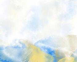 Gradient fog of colors in dreamy watercolor base vector