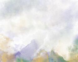 Abstract watercolor clouds in pastel motion vector