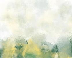 Subtle gradient layers in freeform watercolor style vector