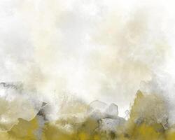Gentle abstract swirls in multicolor watercolor vector