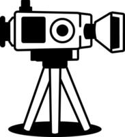 A sketchy style icon of action camera vector