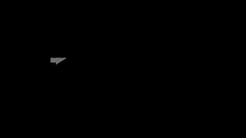 The End title in sketch style on black background video