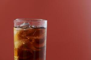 Carbonated water in glass fizzy photo