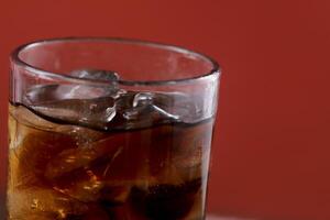 Carbonated water in glass fizzy and photo