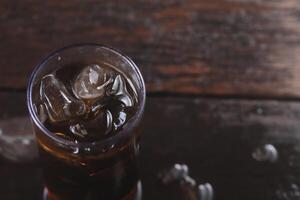 Carbonated water in glass fizzy and refreshing with every drop photo