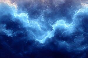 Abstract Energy Wave in Ocean Tones for Modern Design and Inspiration photo