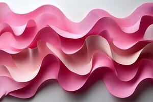 Abstract Pink Wave Patterns for Modern Art and Design Projects photo