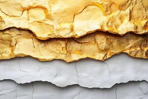 Luxurious Textured Gold and Silver Layers for Modern Artistic Design Projects photo