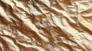 Abstract texture showcasing a gold surface with an elegant appearance of light and shadow interplay photo