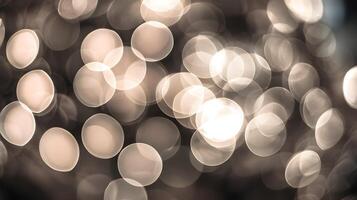 Abstract circles of light create a soft dreamy background evoking feelings of warmth and calmness and magic photo