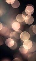 Ethereal orbs dance in a twilight embrace creating a dreamlike tapestry of soft light and shadow creating a serene and enchanting atmosphere photo