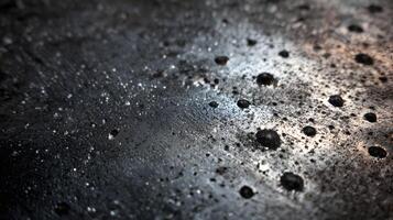 Dark and gritty surface abstract image showcasing textures and patterns for modern backgrounds and design applications photo