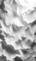 Abstract shapes and curves creating an intricate texture in a monochromatic grayscale color scheme artistic design photo