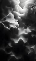 Abstract cloudscape a mesmerizing dance of light and shadow captivating patterns in grayscale forming ethereal formations beckoning imagination photo
