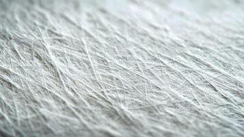 Abstract fibrous texture background with a pattern of interwoven delicate strands of white material photo
