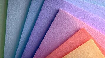 Pastel Palette Cascade Harmonious Layers of Color and Texture Abstract Composition with Soft Hues photo