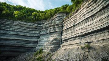 Opened Soil Strata Disclosing Narratives of Summers Past photo