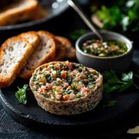 Refined Rillettes Blending Summer Veggies and Herbs photo