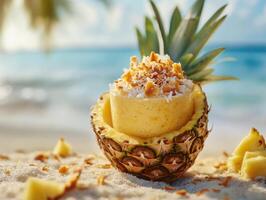 Refreshing Coconut Pineapple Fusion for Beaches photo