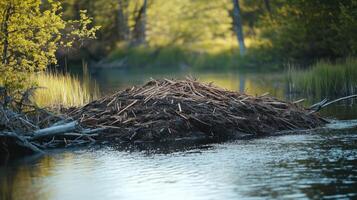 Remarkable Animal Creation Redirects Water in Warm Months photo
