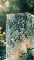 See Through Sustainability Exhibit With Atmospheric Data Graphics photo