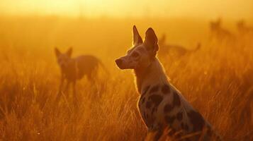 Team Hunters Roaming Across Daybreak Grasslands photo