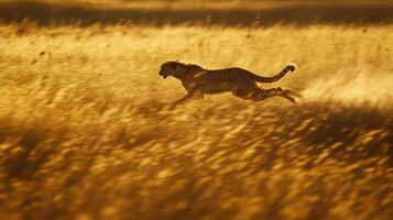 Top Speed Runner Surging Powerfully Over The Plains photo