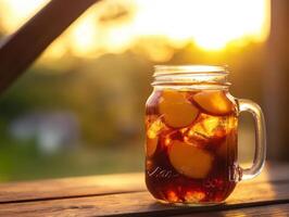 Sunset Porch Gathering with Southern Peach Bourbon photo