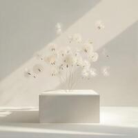 Understated Stage Enhanced with Gentle Airborne Seed Details photo