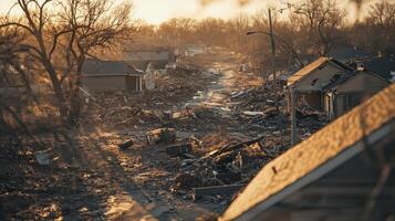 Twisters Fury Wreaking Havoc on Rural Landscape photo
