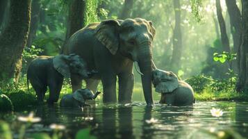 Wise Trunked Animals Handling Objects In Complex Ways photo