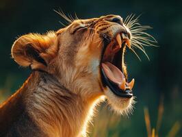 Young Alpha Carnivores Learning Loud Domain Calls photo