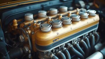 Vintage Gold Engine photo
