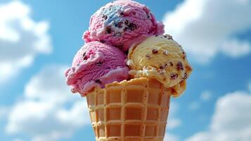 Summer ice cream treat photo
