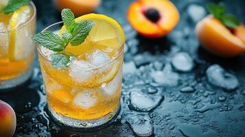 Refreshing Peach Iced Tea 1 photo