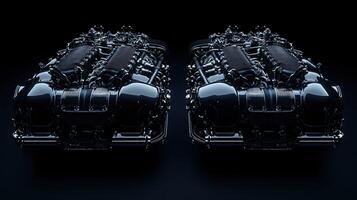 Powerful dual engine assembly photo