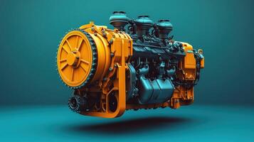 Powerful Industrial Engine photo