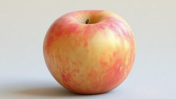 Fresh, round apple photo