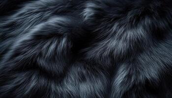 Dark Fur Texture Close Up Abstract Background photo